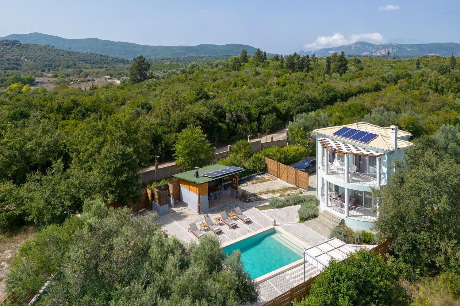 Villa Serenity - Off Grid Villa Poulades Ngoại thất bức ảnh