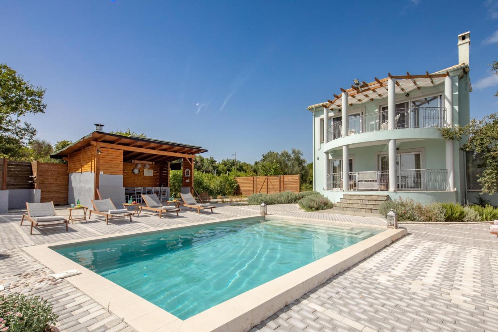 Villa Serenity - Off Grid Villa Poulades Ngoại thất bức ảnh