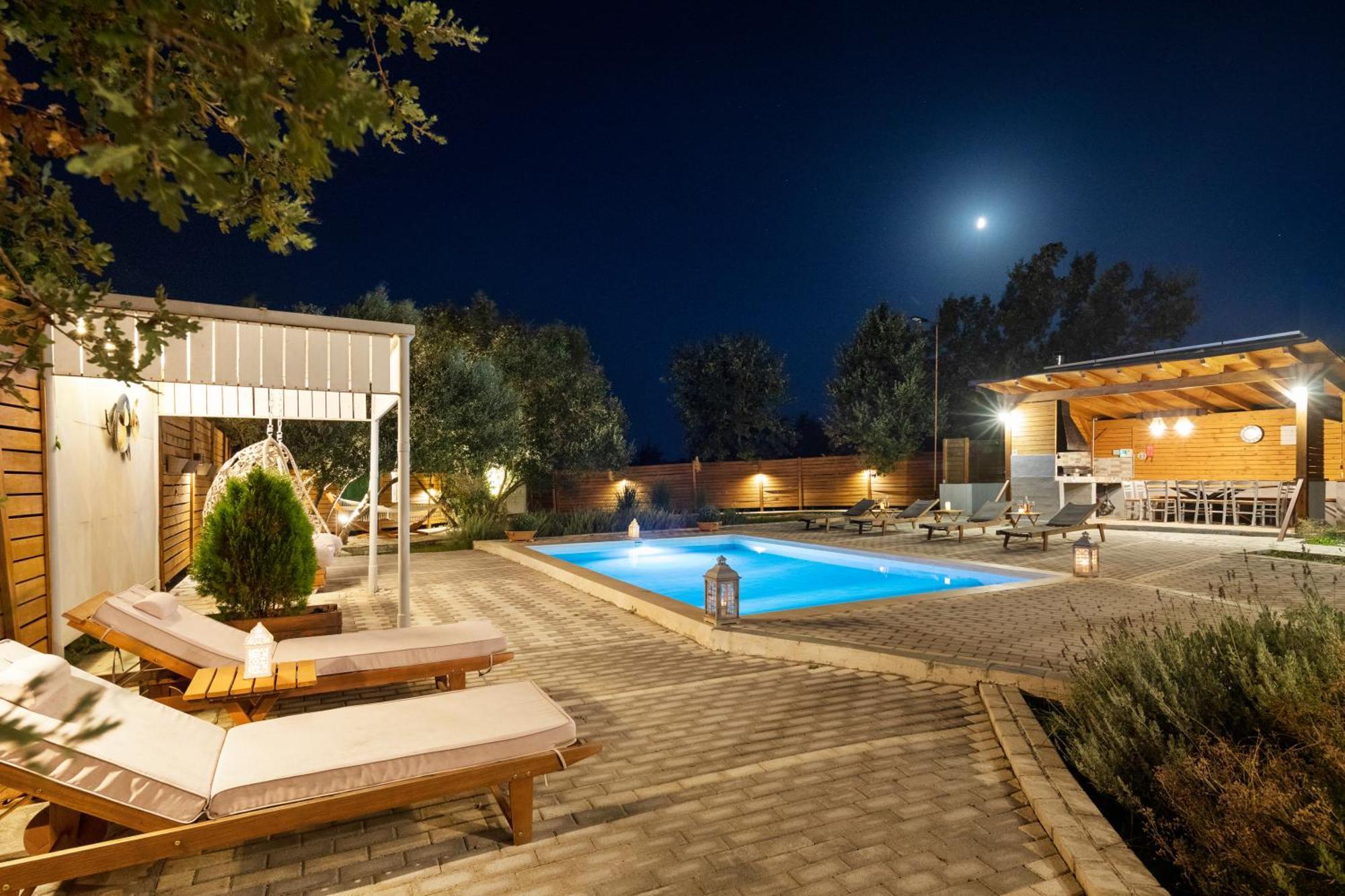 Villa Serenity - Off Grid Villa Poulades Ngoại thất bức ảnh
