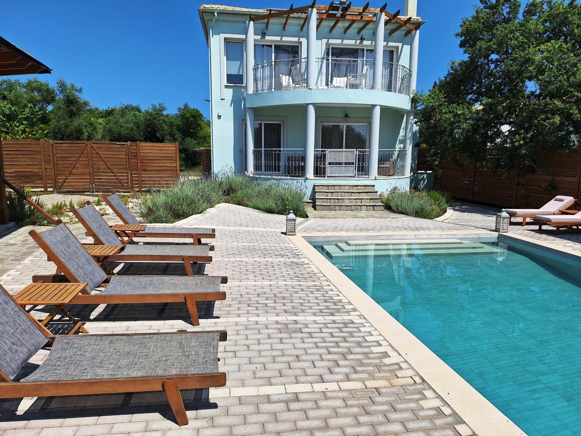 Villa Serenity - Off Grid Villa Poulades Ngoại thất bức ảnh
