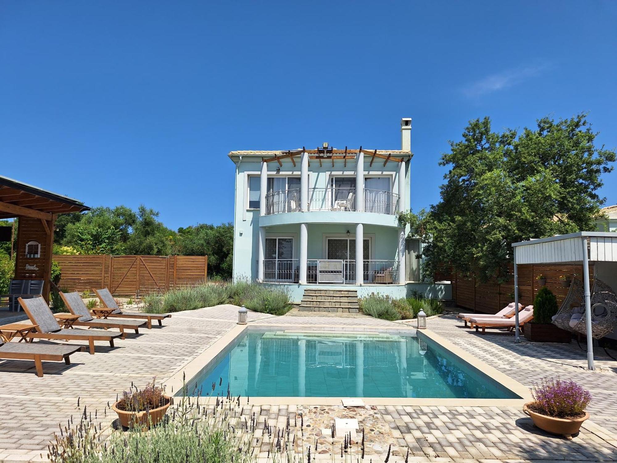 Villa Serenity - Off Grid Villa Poulades Ngoại thất bức ảnh
